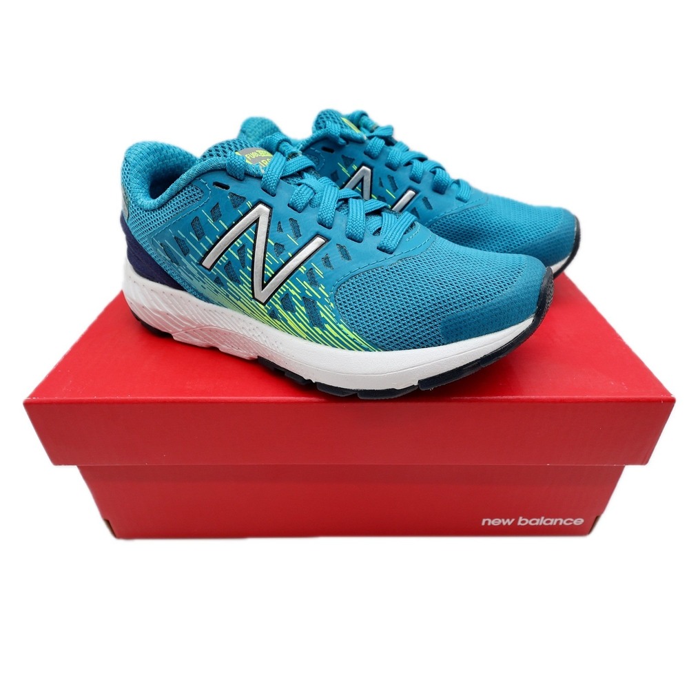 New Balance FuelCore Urge Kids 10.5 Blue Green Running Shoes YPURGOH Sneaker